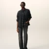 Camisa de algodón denim negro «Ami de Coeur» Camisa de algodón denim negro «Ami de Coeur»