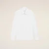 Camisa de sastrería de algodón blanco con bordado Ami de Coeur Camisa de sastrería de algodón blanco con bordado Ami de Coeur