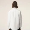 Camisa de sastrería de algodón blanco con bordado Ami de Coeur Camisa de sastrería de algodón blanco con bordado Ami de Coeur