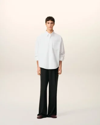Camisa holgada de algodón blanco Ami de Coeur