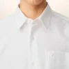 Camisa holgada de algodón blanco Ami de Coeur Camisa holgada de algodón blanco Ami de Coeur