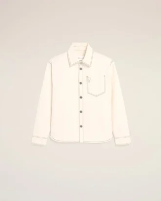 Camisa oversize de algodón blanco Ami de Coeur