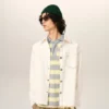 Camisa oversize de algodón blanco Ami de Coeur Camisa oversize de algodón blanco Ami de Coeur