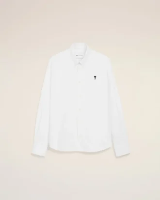 Camisa Oxford de algodón blanco Ami de Coeur
