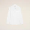 Camisas ajustadas de algodón blanco con cuello de punta Camisas ajustadas de algodón blanco con cuello de punta