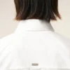 Camisas ajustadas de algodón blanco con cuello de punta Camisas ajustadas de algodón blanco con cuello de punta