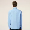 Camisas Ami de Coeur de algodón azul bordadas a medida Camisas Ami de Coeur de algodón azul bordadas a medida