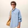Camisas Ami de Coeur de algodón azul con corte recto y bordado Camisas Ami de Coeur de algodón azul con corte recto y bordado