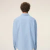 Camisas Ami de Coeur de algodón azul con corte recto y bordado Camisas Ami de Coeur de algodón azul con corte recto y bordado