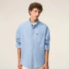 Camisas Ami de Coeur de algodón azul con corte recto y bordado Camisas Ami de Coeur de algodón azul con corte recto y bordado