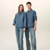 Camisas Ami de Coeur de algodón vaquero azul Camisas Ami de Coeur de algodón vaquero azul