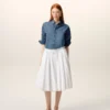 Camisas Ami de Coeur de algodón vaquero azul Camisas Ami de Coeur de algodón vaquero azul