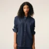 Camisas Ami de Coeur de algodón vaquero azul Camisas Ami de Coeur de algodón vaquero azul