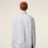 Camisas anchas Ami de Coeur de algodón a rayas blancas Camisas anchas Ami de Coeur de algodón a rayas blancas