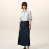 Camisas anchas Ami de Coeur de algodón a rayas blancas Camisas anchas Ami de Coeur de algodón a rayas blancas