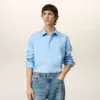 Camisas clásicas Ami de Coeur de algodón azul Camisas clásicas Ami de Coeur de algodón azul