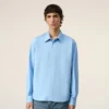 Camisas clásicas Ami de Coeur de algodón azul Camisas clásicas Ami de Coeur de algodón azul