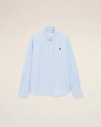 Camisas Oxford Ami de Coeur de algodón azul