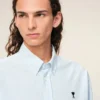 Camisas Oxford Ami de Coeur de algodón azul Camisas Oxford Ami de Coeur de algodón azul