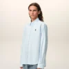 Camisas Oxford Ami de Coeur de algodón azul Camisas Oxford Ami de Coeur de algodón azul