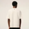 Camiseta blanca de algodón con estampado característico Camiseta blanca de algodón con estampado característico