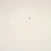 Camiseta blanca de algodón con estampado Place Des Victoires Camiseta blanca de algodón con estampado Place Des Victoires