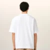Camiseta blanca de algodón con post-it «Je T’aime»