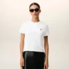 Camiseta corta Ami de Coeur de algodón blanco Camiseta corta Ami de Coeur de algodón blanco