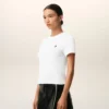 Camiseta corta Ami de Coeur de algodón blanco Camiseta corta Ami de Coeur de algodón blanco