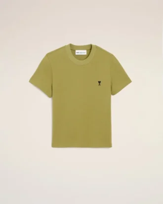 Camiseta corta Ami de Coeur de algodón verde