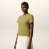 Camiseta corta Ami de Coeur de algodón verde Camiseta corta Ami de Coeur de algodón verde
