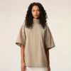 Camiseta de algodón Ami De Coeur con cuello alto y botones Camiseta de algodón Ami De Coeur con cuello alto y botones
