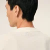 Camiseta de algodón blanco Ami de Coeur con relieve Camiseta de algodón blanco Ami de Coeur con relieve