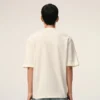 Camiseta de algodón blanco Ami de Coeur con relieve Camiseta de algodón blanco Ami de Coeur con relieve