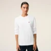 Camiseta de manga larga Red Ami de Coeur de algodón blanco Camiseta de manga larga Red Ami de Coeur de algodón blanco