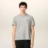 Camiseta gris de algodón con contraste ADC Camiseta gris de algodón con contraste ADC