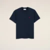 Camiseta Red Ami de Coeur de algodón azul y rojo Camiseta Red Ami de Coeur de algodón azul y rojo
