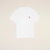 Camiseta Red Ami de Coeur de algodón blanco y rojo Camiseta Red Ami de Coeur de algodón blanco y rojo