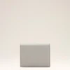 Cartera doble Ami de Coeur de piel de vacuno gris