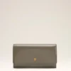 Cartera Paris Paris Continental de piel gris barnizada Cartera Paris Paris Continental de piel gris barnizada