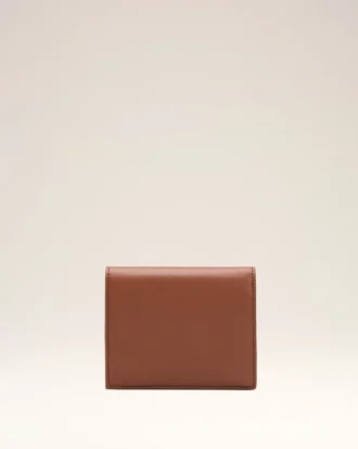 Cartera plegable Ami de Coeur de piel de vacuno marrón Cartera plegable Ami de Coeur de piel de vacuno marrón