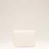 Cartera plegable Carrousel de piel de vaca blanca