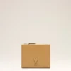 Cartera plegable Voulez-Vous de piel de vacuno amarilla Cartera plegable Voulez-Vous de piel de vacuno amarilla