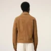 Chaqueta con botones Ami de Coeur de piel de cabra marrón Chaqueta con botones Ami de Coeur de piel de cabra marrón