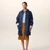 Chaqueta de trabajo Ami Paris Heritage Label de algodón azul Chaqueta de trabajo Ami Paris Heritage Label de algodón azul