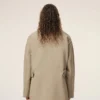 Chaqueta de trabajo de algodón beige Chaqueta de trabajo de algodón beige