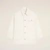 Chaqueta de trabajo de algodón blanco Chaqueta de trabajo de algodón blanco