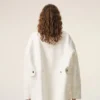 Chaqueta de trabajo de algodón blanco Chaqueta de trabajo de algodón blanco