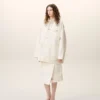 Chaqueta de trabajo de algodón blanco Chaqueta de trabajo de algodón blanco