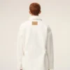 Chaqueta de trabajo de algodón blanco Chaqueta de trabajo de algodón blanco